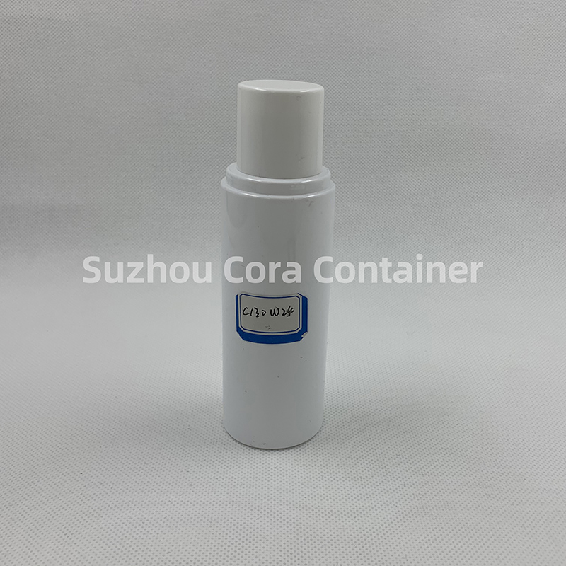 ネジ付きキャップ付き130 mlネックサイズ24 mmペットプラスチック化粧瓶