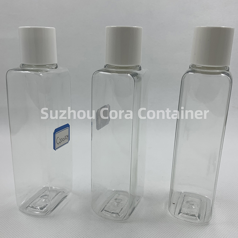 200 mlの首サイズ24 mmのPETプラスチック化粧瓶