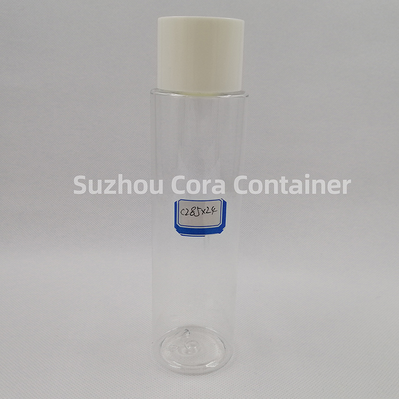 275 mlネックサイズ24 mmペットプラスチック製のボトルは、キャップをねじってキャップ
