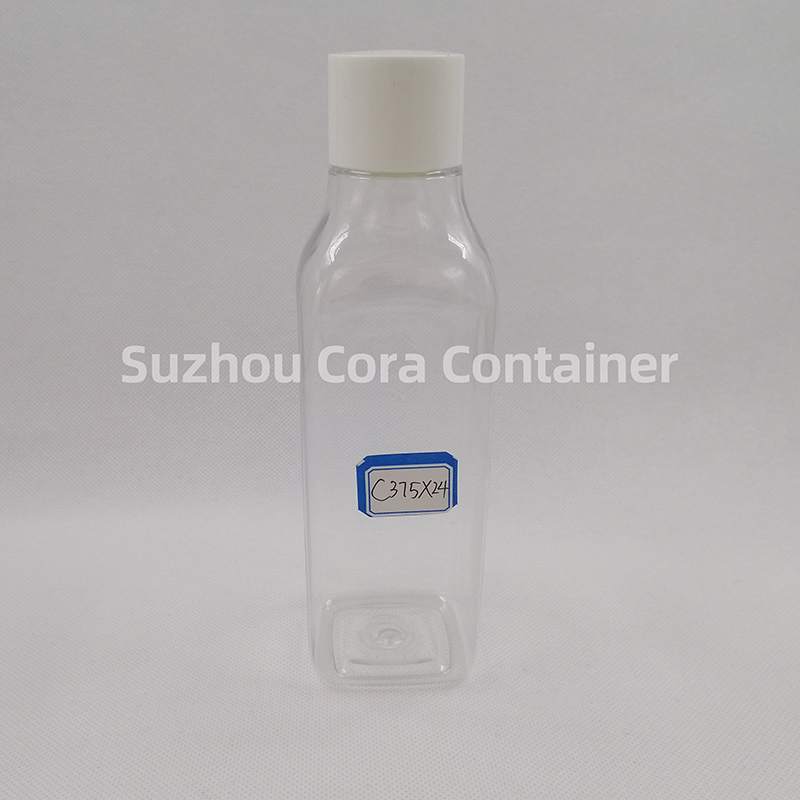 スクリューキャップ付き75 mlネックサイズ24 mmペットプラスチック化粧瓶